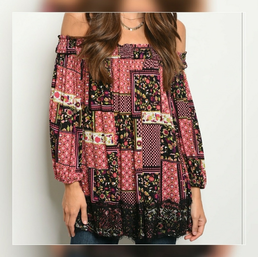 Multi colored top